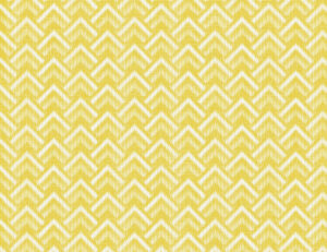 Carta da parati con motivo geometrico giallo