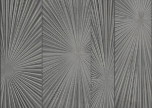 Carta da parati con pannelli geometrici 3D grigi