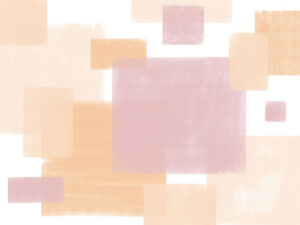 Carta da parati con forme geometriche rosa e arancioni