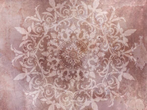 Carta da parati mandala rosso testurizzato
