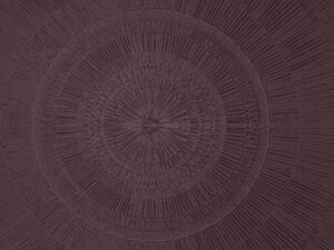 Carta da parati mandala geometrico scuro con texture in pietra