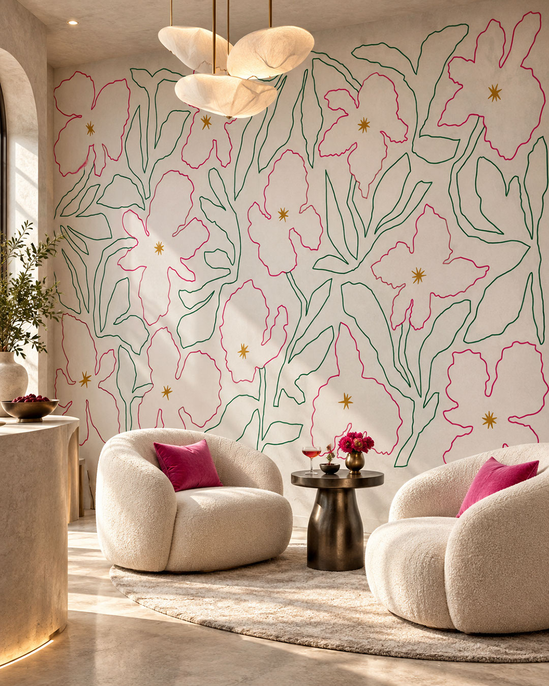 22238 Carta da parati Linebloom - immagine 1